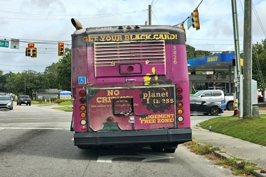 Former CARTA bus 3246 at Leeds Avenue and Dorchester Road