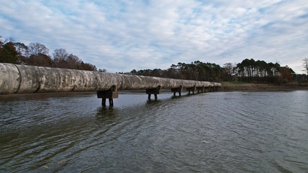 Pipeline across Meander Creek Reservoir [02]