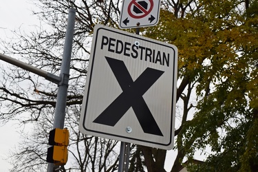 Pedestrian crossing sign in Windsor [01]