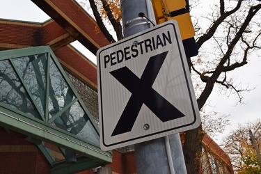 Pedestrian crossing sign in Windsor [02]