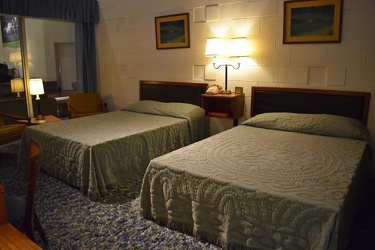 Replica of a Holiday Inn guest room