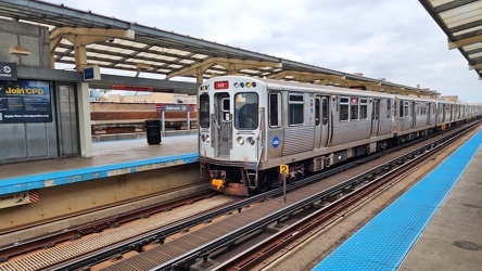 CTA Red Line train at Belmont