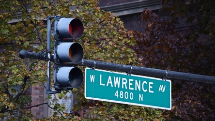 Traffic signal at West Lawrence Avenue and North Oakley Avenue [03]