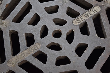 Chicago sewer manhole cover