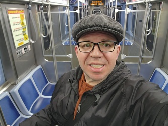 Selfie on CTA car 5436 [04]