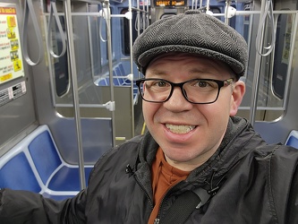 Selfie on CTA car 5436 [02]