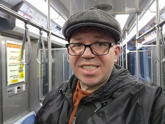 Selfie on CTA car 5436 [03]