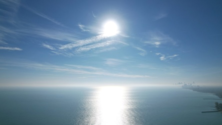 Aerial view from Clark Street Beach, facing south [01]