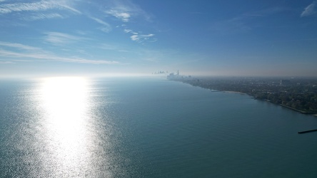 Aerial view from Clark Street Beach, facing south [02]