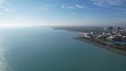 Aerial view from Clark Street Beach, facing south [03]