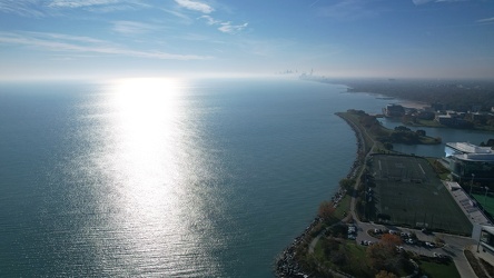 Aerial view from Clark Street Beach, facing south [04]