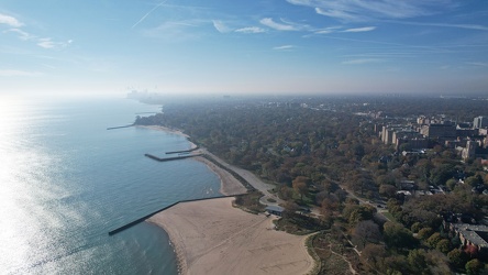 Aerial view from Clark Street Beach, facing south [05]