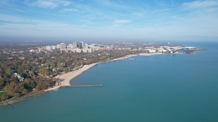 Evanston, Illinois from over Lake Michigan [01]