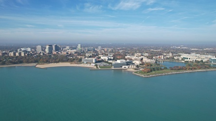 Evanston, Illinois from over Lake Michigan [03]