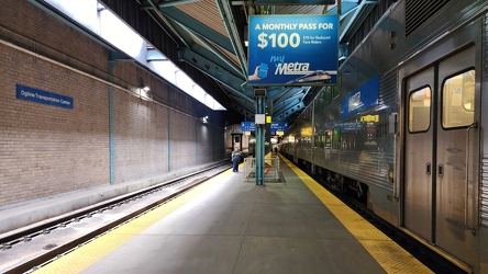 Platform at Ogilvie Transportation Center