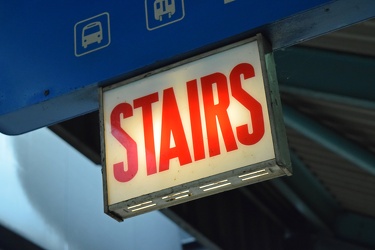 "STAIRS" sign at Ogilvie Transportation Center [01]