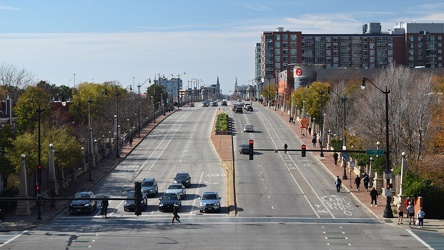 View west from Roosevelt platform