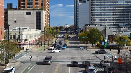 View east from Roosevelt platform