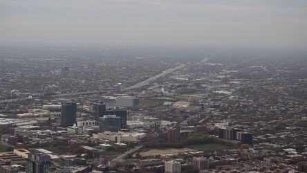 View from observation deck at 875 North Michigan Avenue [11]