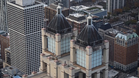 View from observation deck at 875 North Michigan Avenue [12]