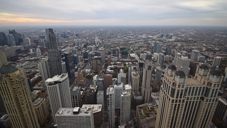 View from observation deck at 875 North Michigan Avenue [13]