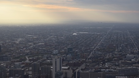 View from observation deck at 875 North Michigan Avenue [16]