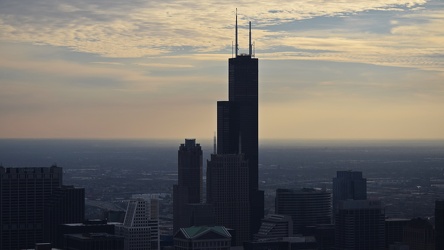 View from observation deck at 875 North Michigan Avenue [17]