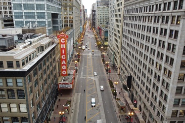 Chicago Theatre sign from above [02]