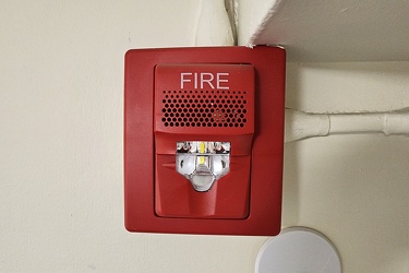 Fire alarm at Sherman Garden Apartments [04]