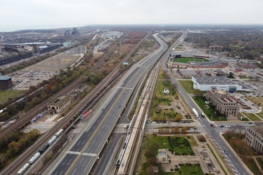 Interstate 90 in Gary, Indiana