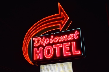 Sign for the Diplomat Motel [02]