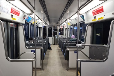 Interior of RTA railcar 827