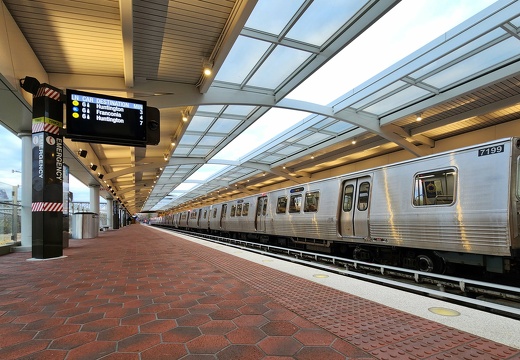 Potomac Yard station, December 7, 2023