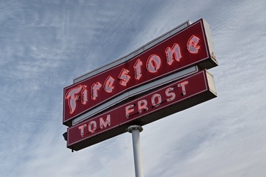 Sign for Tom Frost Firestone [01]