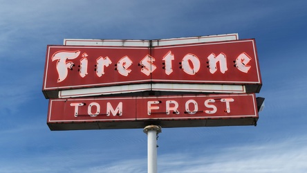 Sign for Tom Frost Firestone [04]