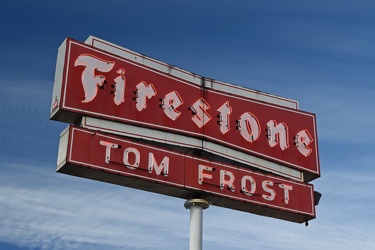 Sign for Tom Frost Firestone [05]