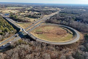 Cloverleaf ramp at US 17 and US 29 junction