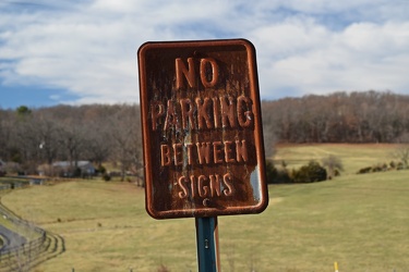 No parking sign at Verona Elementary School [01]