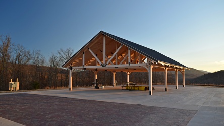 Picnic shelter at Sunset Park