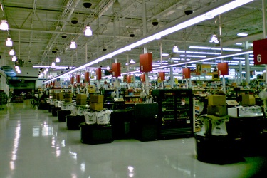 Walmart Supercenter in Staunton, Virginia during lighting upgrade [01]