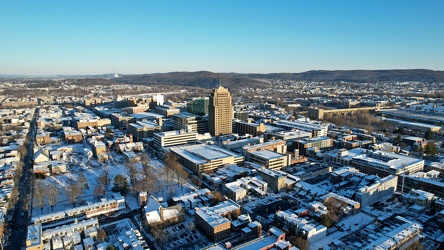 Aerial view of downtown Allentown, Pennsylvania [08]