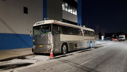 MCI Challenger motorcoach on Beard Street