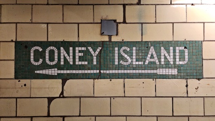 "Coney Island" mosaic at 4th Avenue/9th Street station