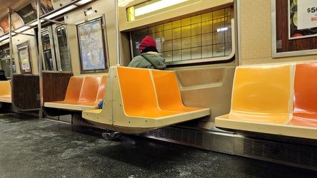 NYC Subway car 5587