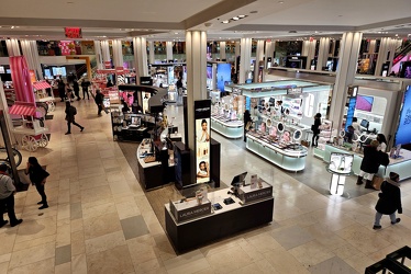 Cosmetics department at Macy's flagship store