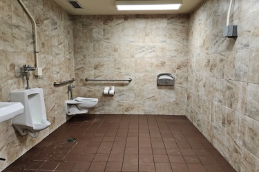 Restroom at Southern Avenue station