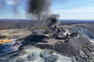 Fire at Aggregate Industries quarry [15]