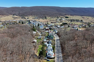 Aerial view of Monterey, Virginia [03]