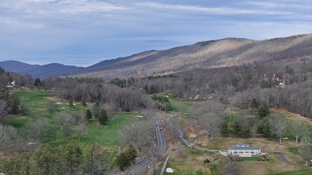 View along US 220 northbound in Hot Springs, Virginia