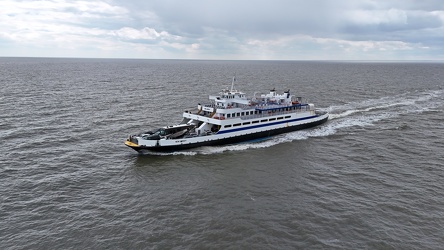 Aerial view of the MV New Jersey